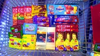 A Lot of Candy 2025⭐ ASMR Shopping!🥰 Oreo 🆚 Bruni 🆚 Kit Kat Duo 🆚 Bucheron 🆚 Ritter sport#19