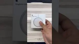 Apple original MagSafe wireless charger unboxing #apple #magsafe #wirelesscharger