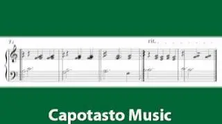 Easy piano sheet music, A Waltz For You by Peter Edvinsson