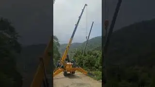 2t mini spider lifting crawler crane with ce 2.5 ton spider crane 360 degree rotating lifting