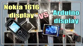 Testing Nokia 1616 display and arduino TFT display