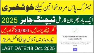 ALC teaching jobs 2025 online apply | Non formal basic education jobs 2025 online apply
