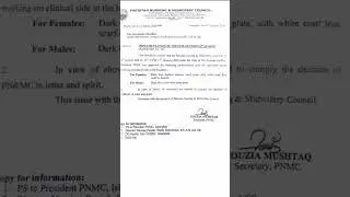 Pakistan Nursing council Uniform Notification 2024 | PNC
