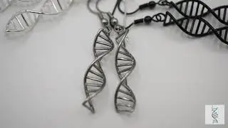 DNA Double Helix Dangle Earrings - Clayton Jewelry Labs