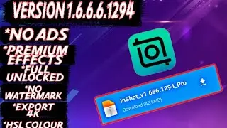 Inshot pro latest version | Inshot mod apk full unlocked