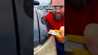 What Year Are You? The Evolution of Car Paint Thickness Testing! #car #paintcheck #carlovers
