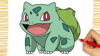 Como dibujar a BULBASAUR I POKEMON