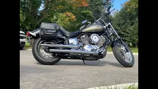 2001 Yamaha V Star 1100 - Exhaust Baffle Installment.