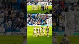 leeds united fans sing shoot the Chelsea scum at elland road.