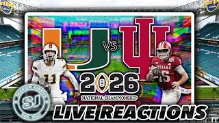 Miami (FL) VS Indiana: 2026 COLLEGE FOOTBALL NATIONAL CHAMPIONSHIP LIVE REACTIONS