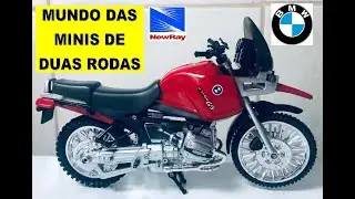 MINIATURA MOTO BMW R 1100 GS (MINIATURA EM ESCALA 1:12 NEW RAY)