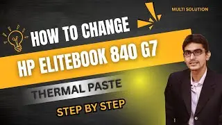 HP EliteBook 840 G7 SERVICE AND UPGRADE OPTION | How To Change HP EliteBook 840 G7 Thermal Paste
