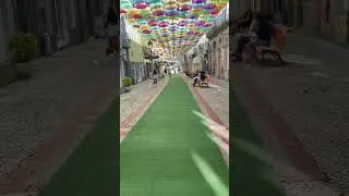Agueda, Portugal - September 11, 2021 #agueda  #umbrellastreet #colorfullife