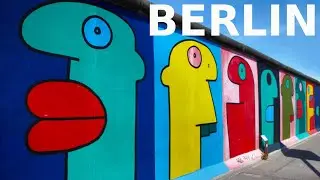 The Berlin Wall 4K Walking Tour - East Side Gallery - Berlin, Germany