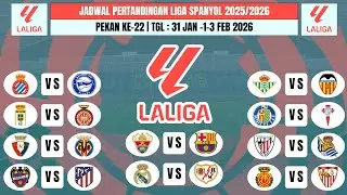 Jadwal Liga Spanyol Pekan ke 22 | Elche vs Barcelona - Real Madrid vs Rayo | Klasemen Terbaru