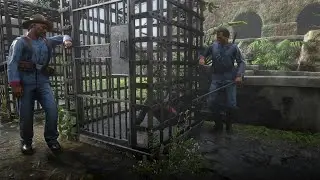 RDR2 - This is how Fussar 's mercenaries mocked Javier while he was in captivity