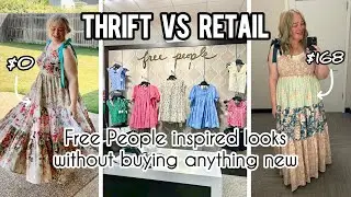 Thrift vs Retail: $0 Challenge of Free People Inspired Looks