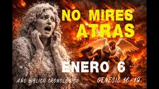 ¿Qué pasó con la ESPOSA DE LOT?  | GENESIS 16 - 19 | AÑO BIBLICO CRONOLÓGICO 📖 día 6