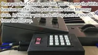 Casio CZ Series Patch Library Prototype