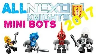 All LEGO Nexo Knights 2017 Mini Bot Minifigures Whole Collection