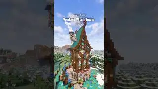 Verdant Witch Tower | Fantasy Minecraft House Build with Magical Details