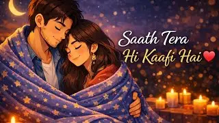 Saath Tera Hi Kaafi Hai 🌙 | Romantic Anime Cartoon Song | Love Vibes #SaathTeraHiKaafiHai