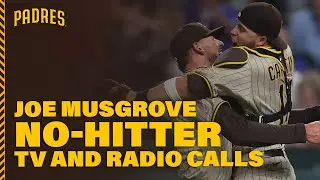 Padres TV, radio crews call final out of Joe Musgrove's no-hitter