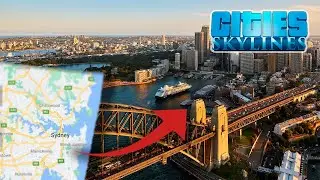 I built A REAL SYDNEY IN CITIES: SKYLINES