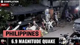 Magnitude 6.9 Earthquake in Philippines, Cebu - Sept. 30, 2025 COMPILATION