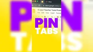 How to Pin Google Chrome Tabs #shorts