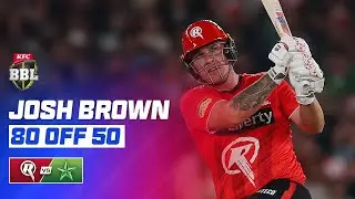 Demolition Derby! 💥 Josh Brown At His Blasting Best Against Stars | #BBL15