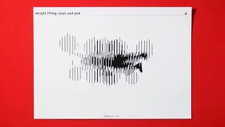 Weight lifting clean and jerk: Animated Optical Illusion 40