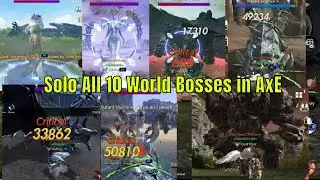 AxE: Alliance vs Empire gameplay: Solo All World Bosses (Area 2 to 11)