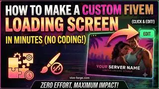 How to Make a Custom FiveM Loading Screen in Minutes (No Coding!)