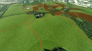 NEW MOD MAP - CENTRAL WEST MAP: FARMING SIMULATOR 22 *FLY OVER*