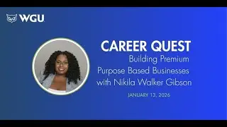 Career Quest: Building Premium Purpose Based Businesses with Nikila Walker Gibson
