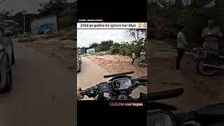 Z900 pe police ko ignore kar diya 😨 #shorts #ytshorts #viral #vlog #motovolgger #rider