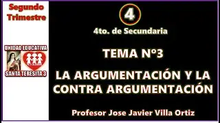Tema N&ordm;3: Argumentaci&oacute;n y contraargumentaci&oacute;n Segundo Trimestre