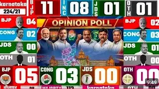 Karnataka Assembly Election 2028 Opinion Poll | Whose government will be BJP INC JDS in Karnataka...