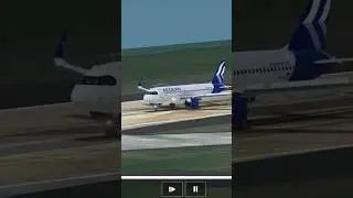 RFS AEGEAN A320NEO Landing Auckland Z&eacute;lande.