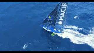 Imoca macif arrivé en Martinique drone 2025 