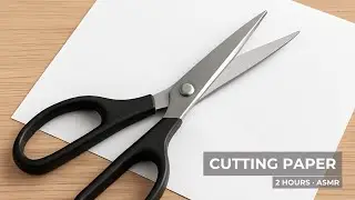 Cutting Paper ✂️ | 2 Hours Relaxing ASMR (No Talking)