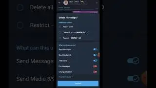 Telegram Delete Message Update | Mass Moderation For Groups | Telegram | Delete Messages | #telegram