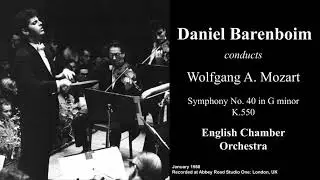 Daniel Barenboim - Mozart's Symphony No. 40 in G minor, K.550 (1968, HQ Remaster)