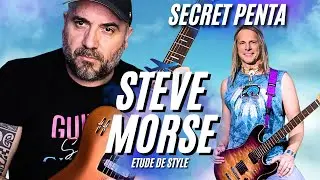 Les PENTATONIQUES de Steve MORSE : chromatismes, aller-retour, country licks  (+TABLATURES)