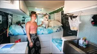 20 Year Old Women Chose Van Life Over College - Worked & Purchased Her Tiny House