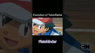 #Evolution of Talonflame#Fletchling#Fletchinder#Talonflame#Ash#Pokemon#Unique Gamer[NP]#shorts