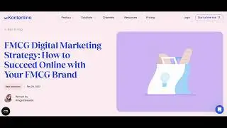 #kontentino Digital Marketing for fmcg