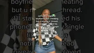 who else ignored the signs?#cheatingstories #messybreakup #thread