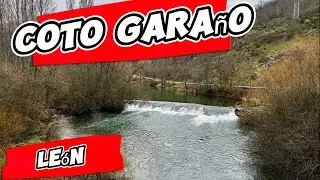 COTO GARAÑO (río Luna), León: Pesca de truchas con nieve, agua y frío
